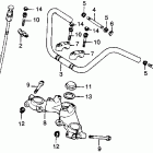 CM250C Руль и панель переднего номера