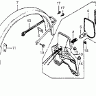 NC50 Задний фонарь и крыло