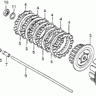 CB550SC Сцепление