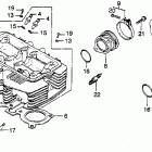 CM450E Головка цилиндра