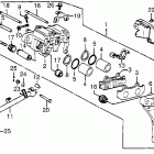 CB1100F Задний суппорт тормозной