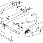 CB750SC Swingarm @ chain case