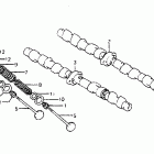 CB750SC Распредвал и клапана