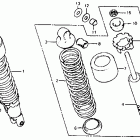 CB750SC Задний амортизатор