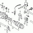 CM450E Cm450e / c gearshift drum @ gearshift arm