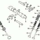 CM450E Распредвал и клапана