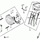 C70 Headlight @ speedometer