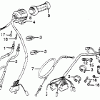 CM450A Cm450a control levers @ switches  @ cables