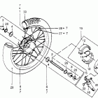 PA50II Переднее колесо