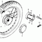 NC50 Заднее колесо