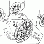 GL1100A Переднее колесо