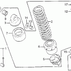 CB550SC Задний амортизатор