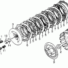 CX650C Сцепление