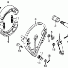 CX650C Задний тормоз