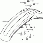 CR250R Переднее крыло