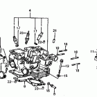 VF750S Головка цилиндров задняя