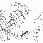 VT750C Радиатор