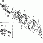 CB125S Сцепление