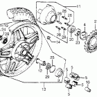 CB900F Заднее колесо