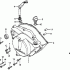 CR80R Right crankcase cover 82