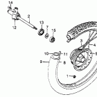 XL500R Xl500r front wheel 82