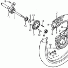 XR500R Front wheel 81-82