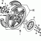 GL500 Front wheel @ disc