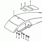 CR80R Rear fender 82