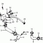CX500TC Thermostat @ water pipe