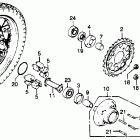 CB750K Cb750k rear wheel