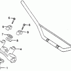 XR250R Руль и панель переднего номера