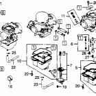 CB750K Carb. component parts