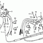 NX50M Handlebar @ switch @ cable