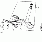 CB650SC Траверса нижняя