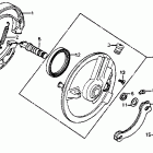 CR80R Front brake panel 80-82