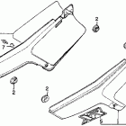 XR250R Боковая панель