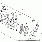 GL1100 Front brake caliper 82