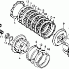 CB450T Сцепление