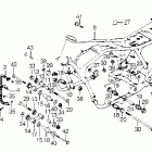 CB900F Frame @ oil cooler