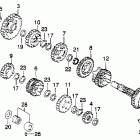 XR250R Трансмиссия