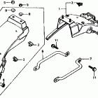 CB750F Заднее крыло