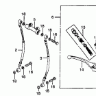 GL500I Gl500i front brake master  @ cylinder