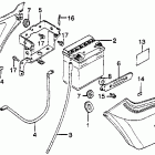 GL500 Side cover @ battery