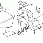 MB5 Fuel tank front cover  @ oiltank
