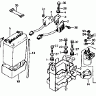 CB650 Right side cover @ battery