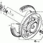 CX500C Заднее колесо