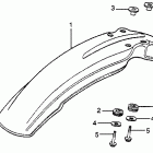 XL500R Переднее крыло