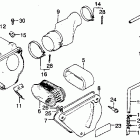 XR250R Воздухозаборник