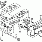 XL500R Swingarm @ chain case