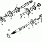 CX500TC Трансмиссия